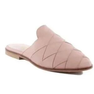 Seychelles | Light Pink Survival Mule Woven Leather Size 9